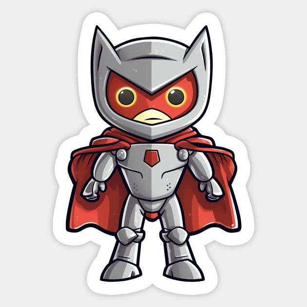 Cyborg Super Hero. Sticker by Digital Perception